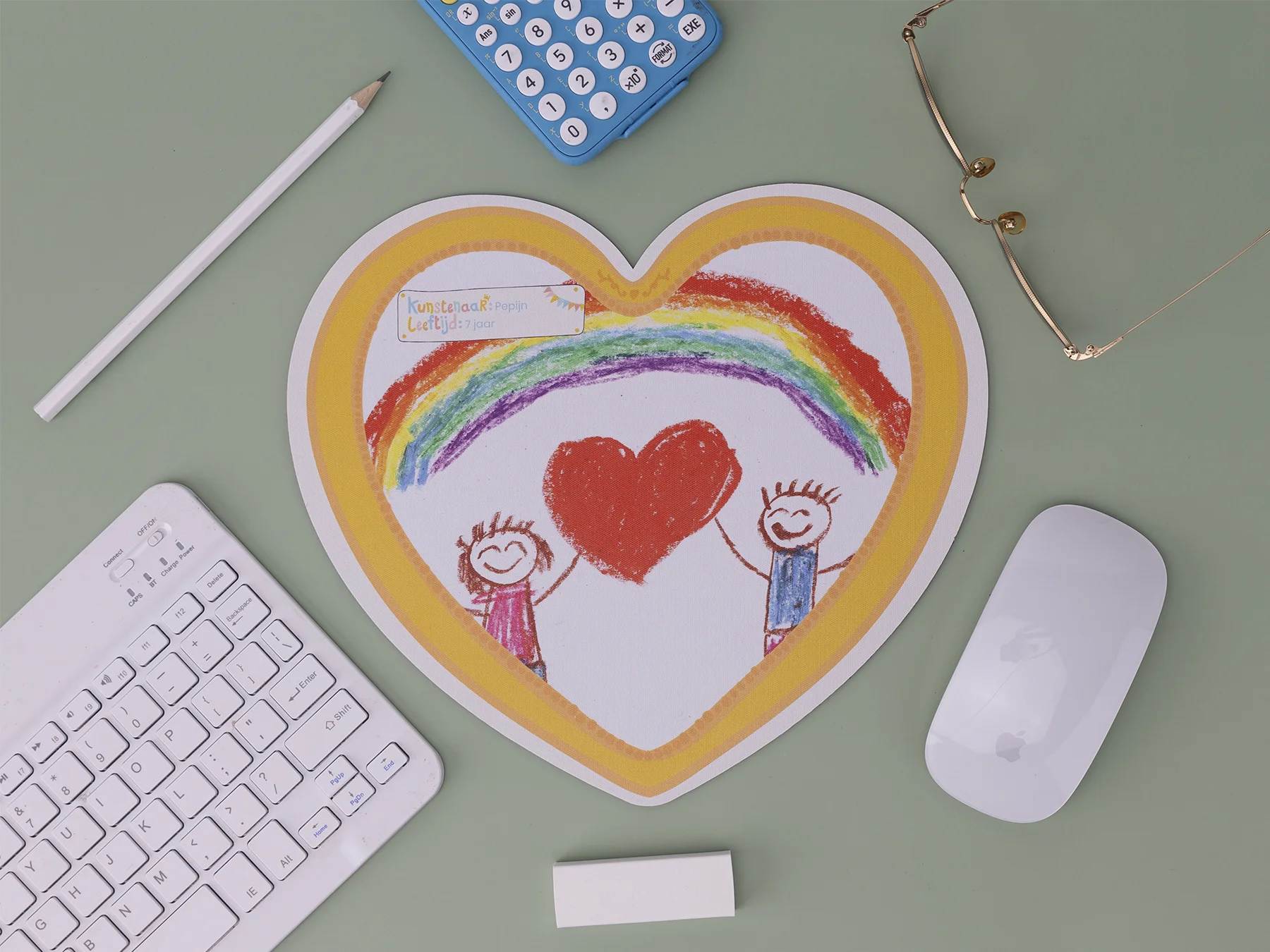 Muismat met tekening - Studio Kunstwerkjes