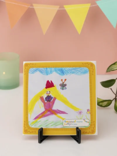 Tegeltje met standaard - Studio Kunstwerkjes