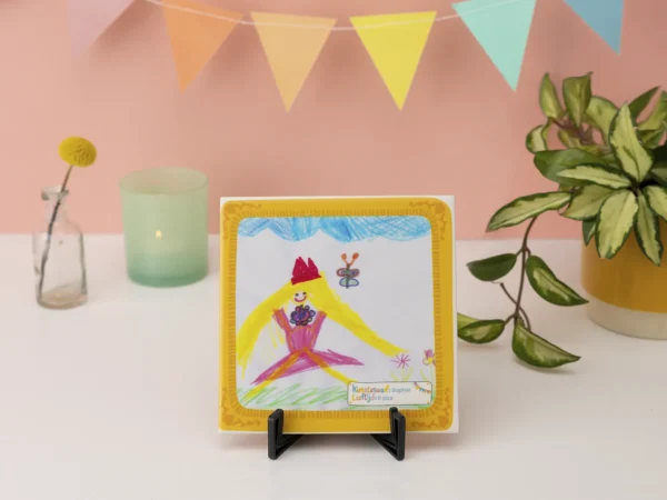 Tegeltje met standaard - Studio Kunstwerkjes