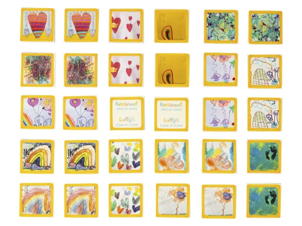 Memoryspel Studio Kunstwerkjes - uniek cadeau