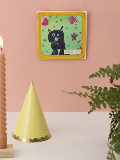 Tegeltje met hangertje - Studio Kunstwerkjes