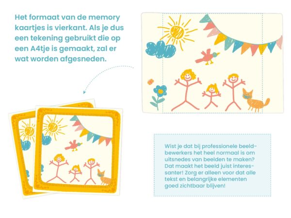 Memoryspel Studio Kunstwerkjes afmetingen