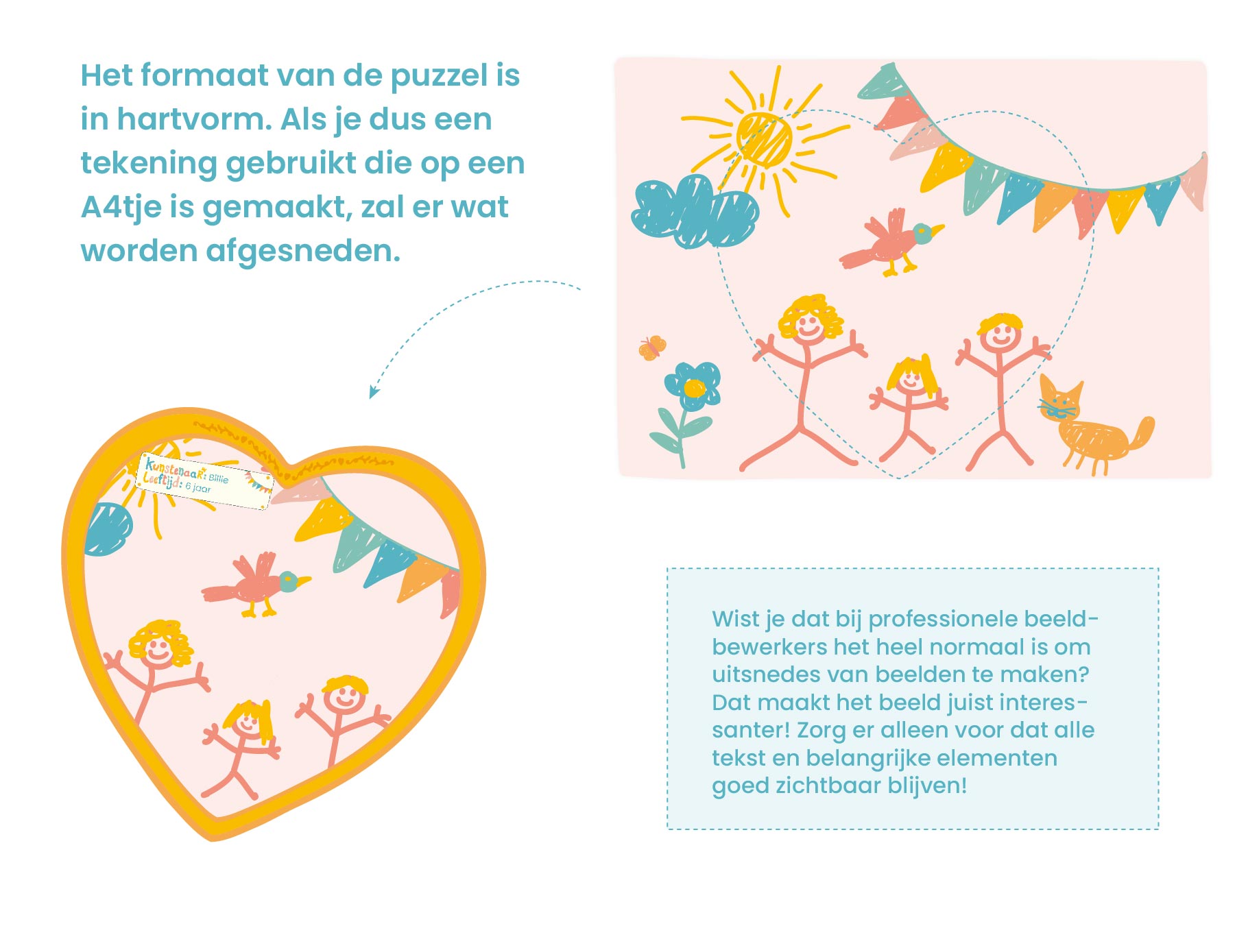 Puzzel Studio Kunstwerkjes afmetingen